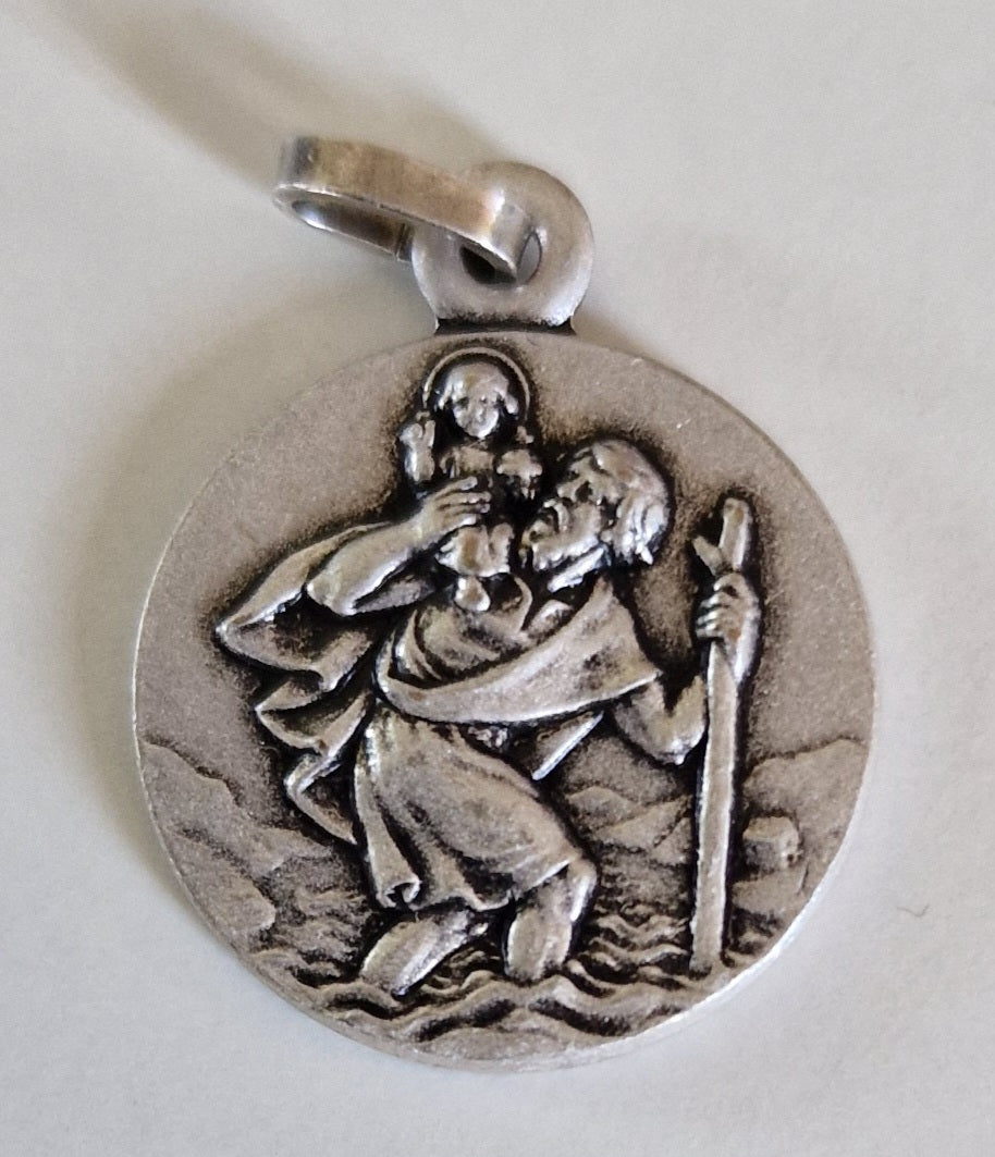Médaille St Christophe doré